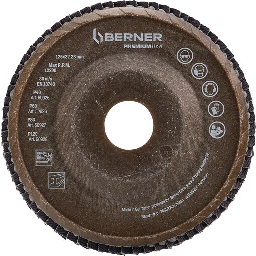 FLAP DISC ZK HEMP  125 P 40 P 